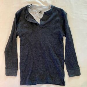Beverly Hills Polo Club layered Navy Blue Henley Shirt